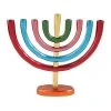 Hanukkah Menorah Branches Multicolor