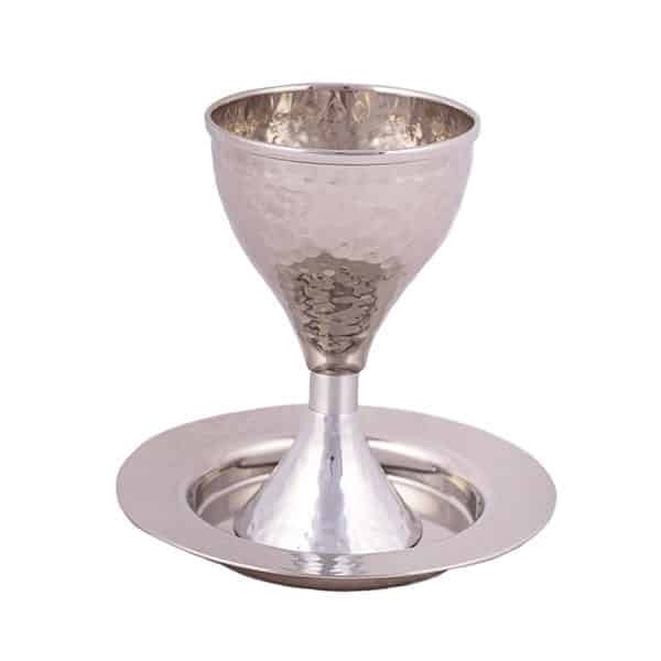 Kiddush Cup "Hourglass - Natural" 1