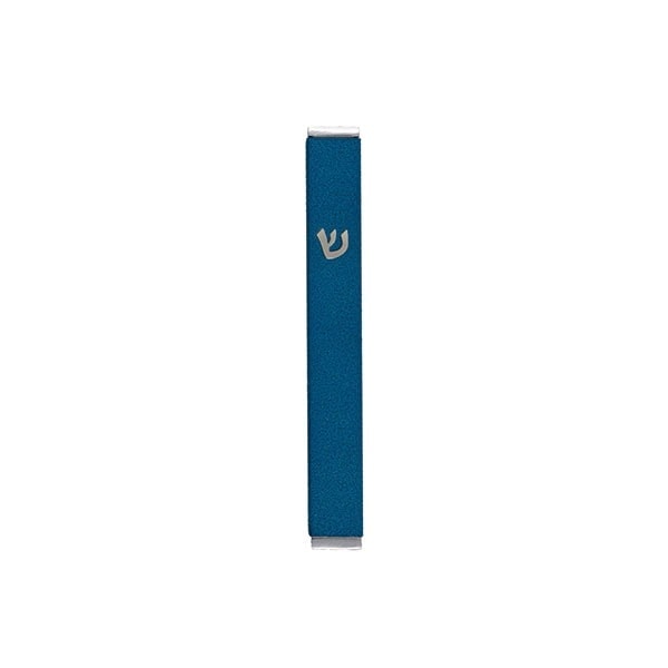 Small designed mezuzah (8 cm) - turquoise 1