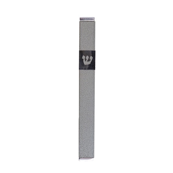 Mezuzah Case "ש"(Shin) - gray (12 cm) 1