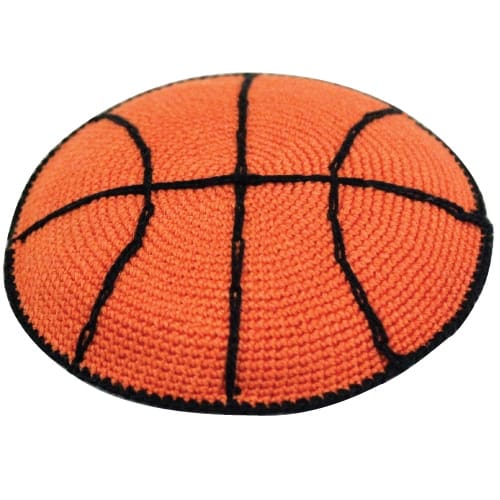 Knitted "basketball" Kippa 1