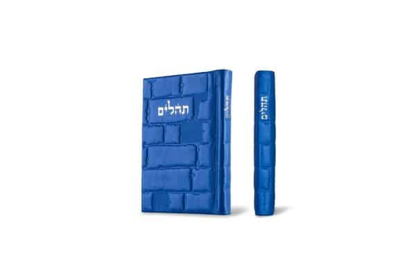 Tehilim "Barchi Nafshi" with the Western Wall cover - light blue - Pocket Edition 1