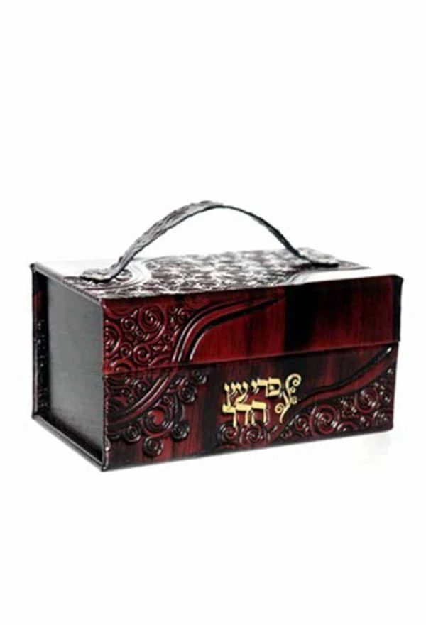 A box for the Etrog "Hadar" - fancy leather 1